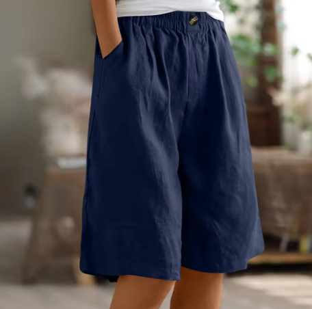 ZYLA – LINEN COMFORT RELAXED SHORTS