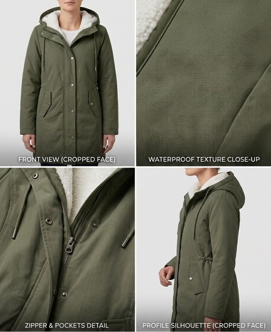 Women’s Warm Hooded Winter Coat