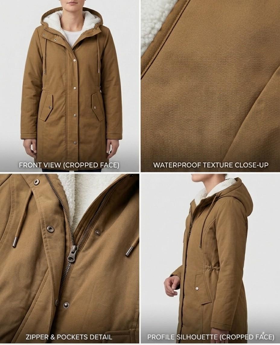 Women’s Hooded Weather Resistant Winter Coat