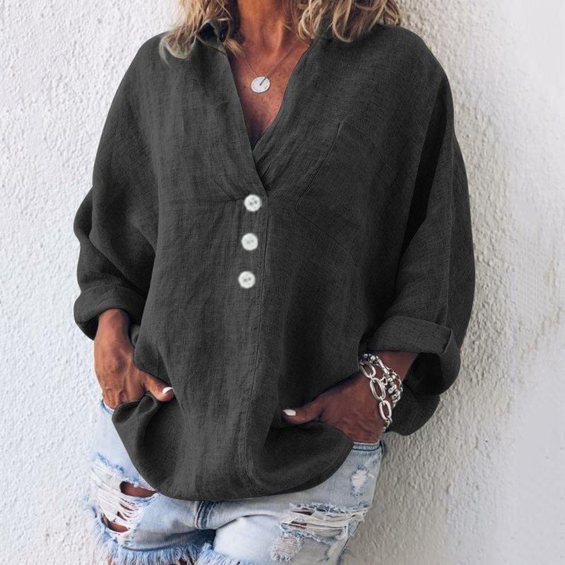 Maribel | Relaxed Buttoned Women’s Blouse